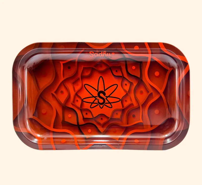 BANDEJA SADHU MANDALA LARANJA